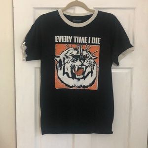 Small Limited Edition Champion Every Time I Die Ringer Tee